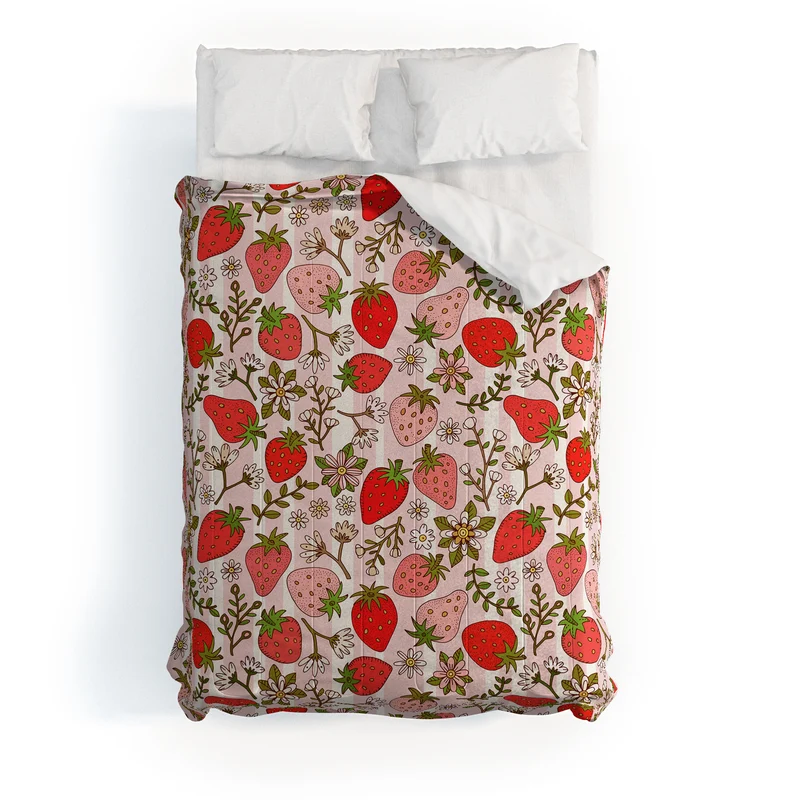 Whimsical Strawberry Delight Comforter