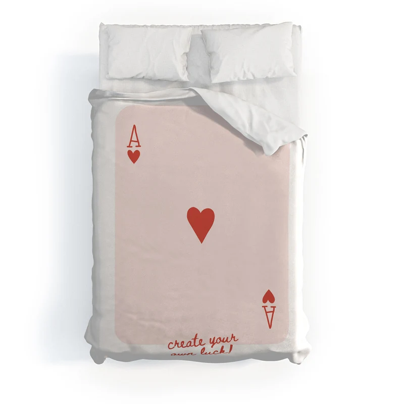 Ace of Hearts Duvet Cover