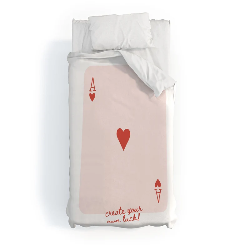 Ace of Hearts Duvet Cover