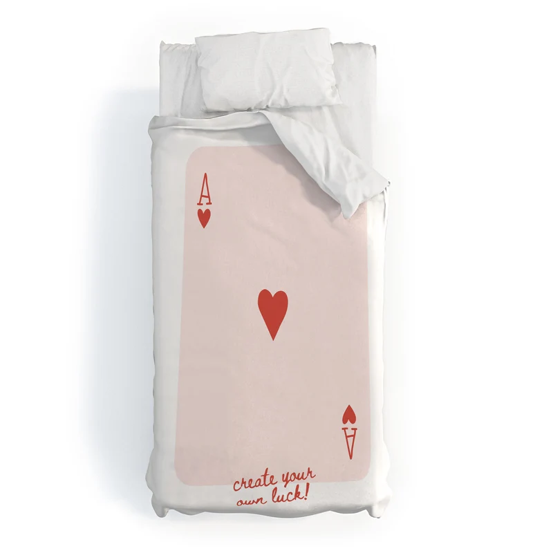 Ace of Hearts Duvet Cover