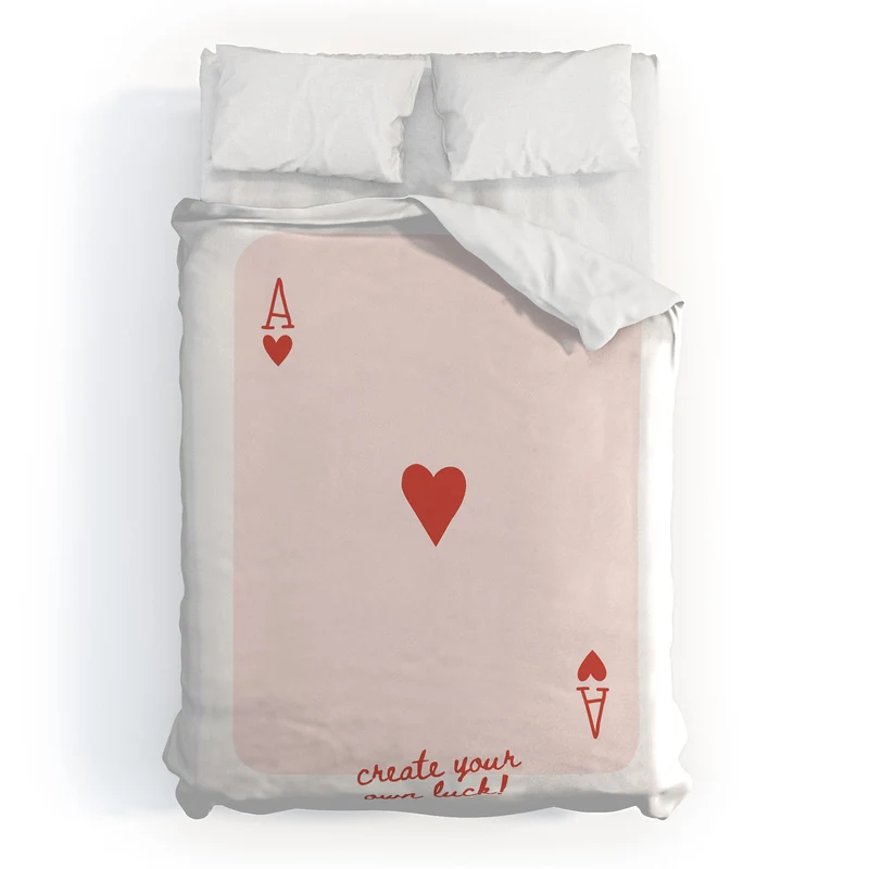 Ace of Hearts Duvet Cover