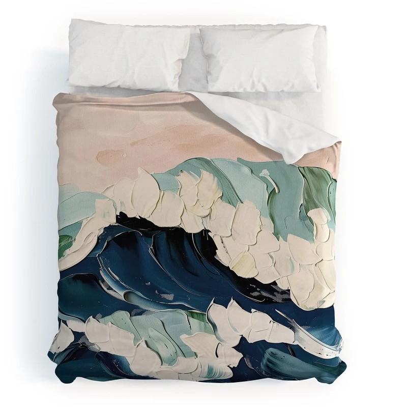 Crowned by the Sea Duvet Cover