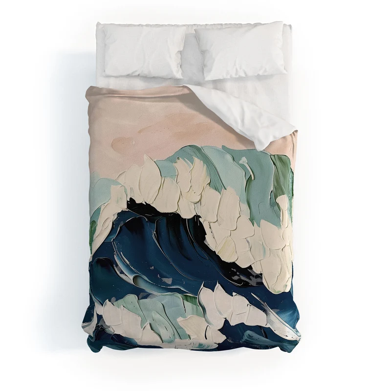 Crowned by the Sea Duvet Cover