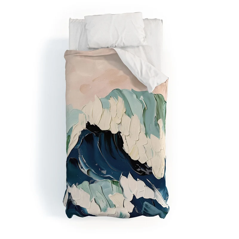 Crowned by the Sea Duvet Cover