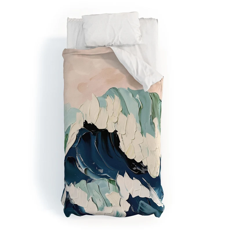 Crowned by the Sea Duvet Cover