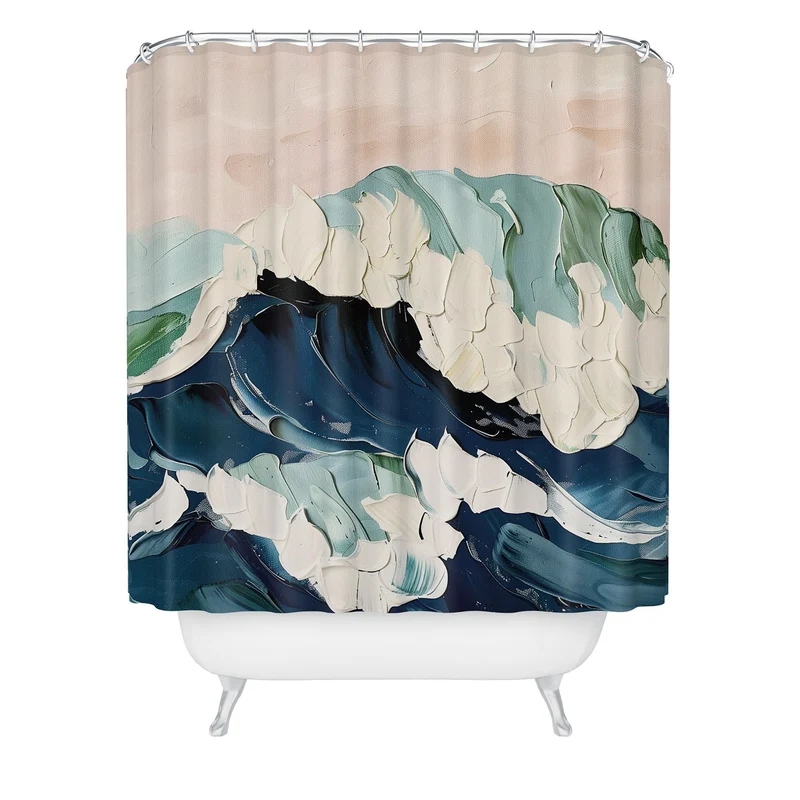 Crowned by the Sea Shower Curtain
