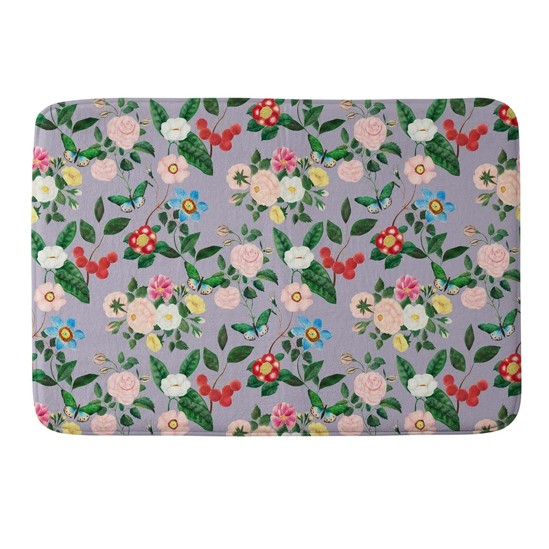 Early June Lavender Bath Mat