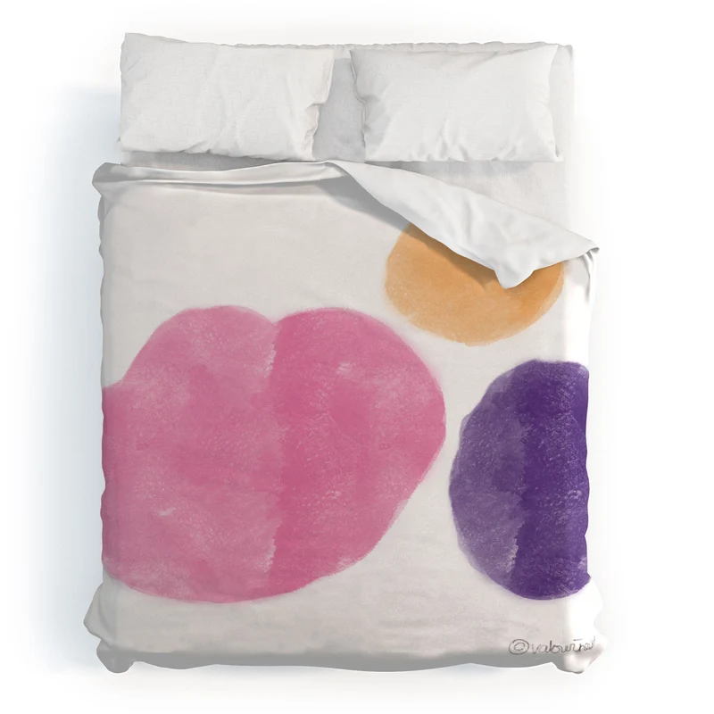 Colorful Minimalist Ovals 2608174 Duvet Cover