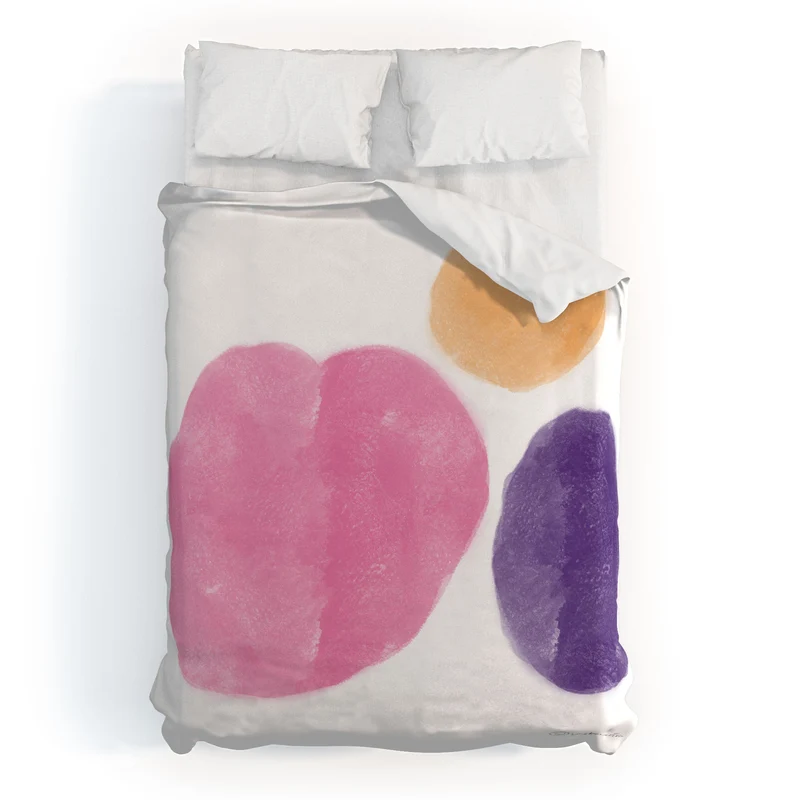 Colorful Minimalist Ovals 2608174 Duvet Cover