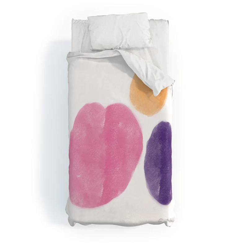 Colorful Minimalist Ovals 2608174 Duvet Cover