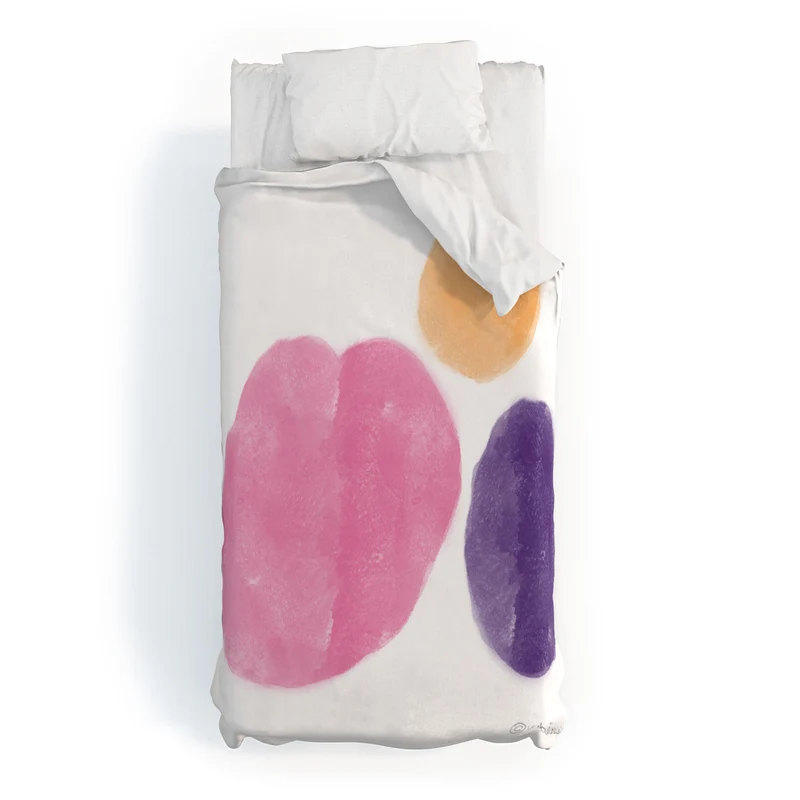 Colorful Minimalist Ovals 2608174 Duvet Cover
