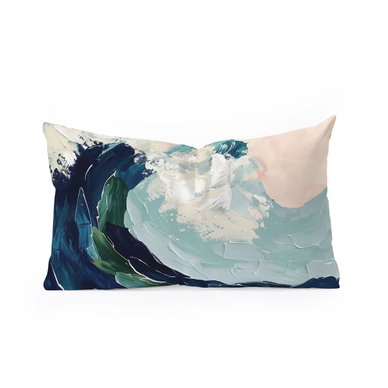 The Last Wave Rectangular Pillow