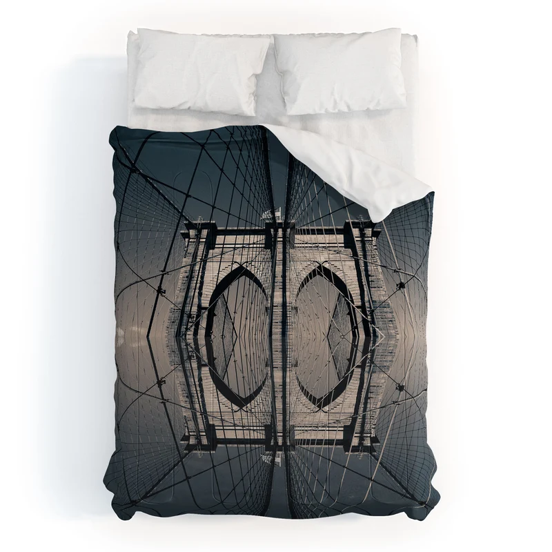Brooklyn Bridge Reflected II Comforter