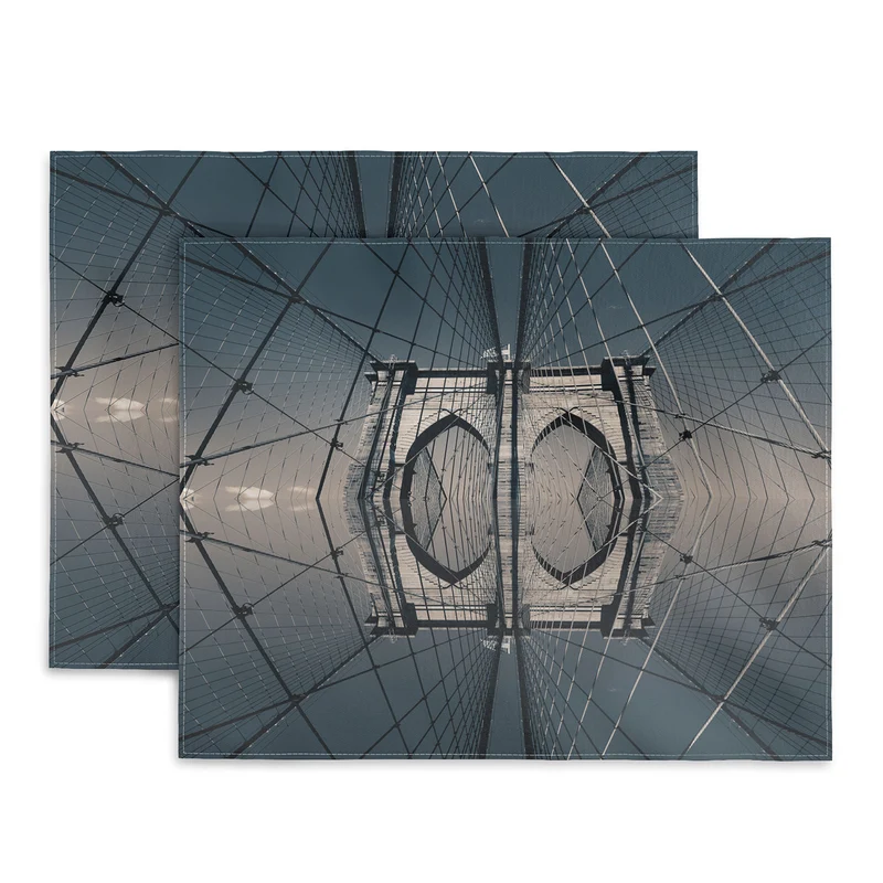 Brooklyn Bridge Reflected II Placemat