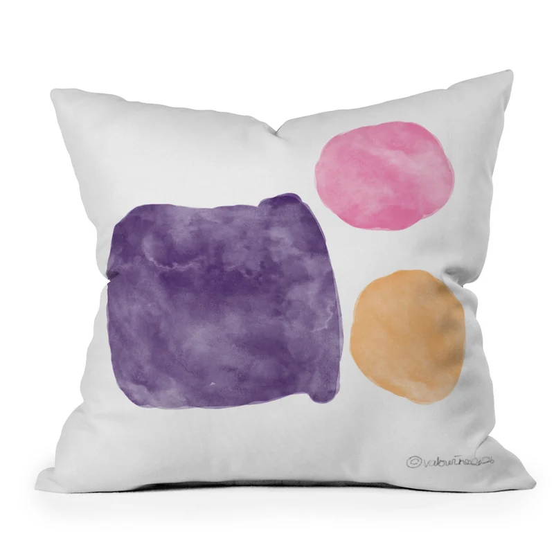 Vibrant Abstract Circles 2608172 Throw Pillow