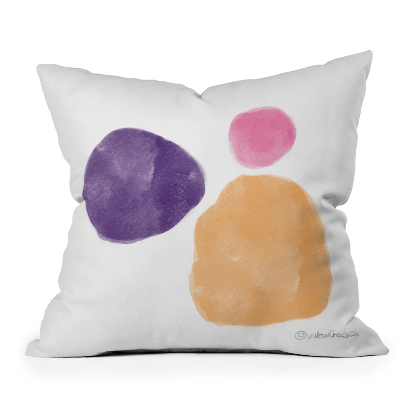 Minimalist Colorful Shapes 2608171 Throw Pillow