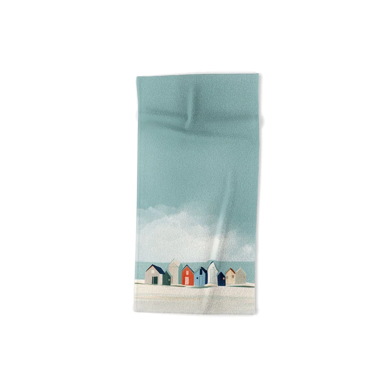 Beach Houses Bath Towel