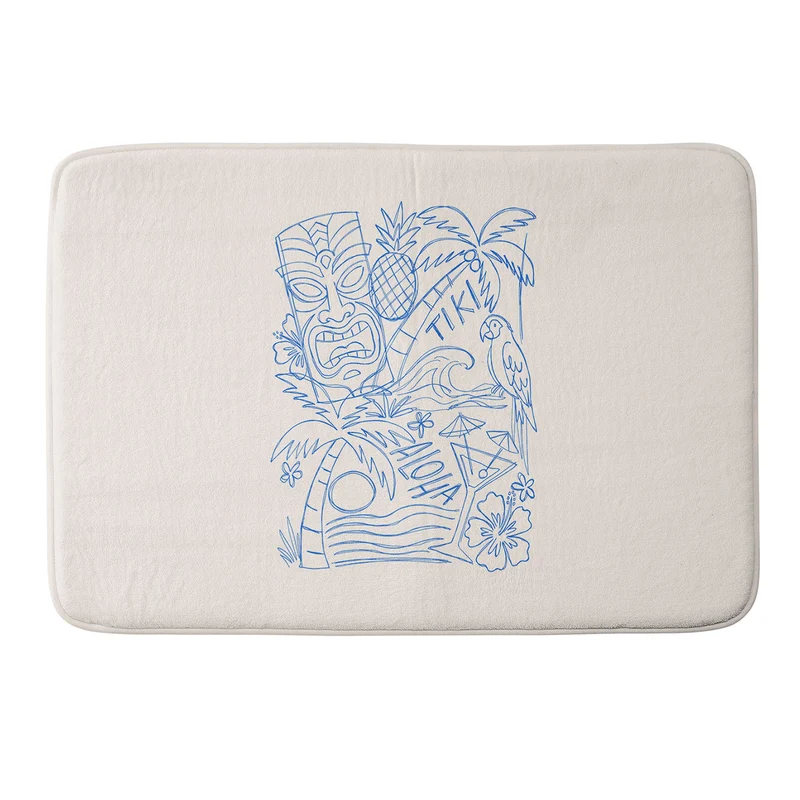 aloha tiki Bath Mat