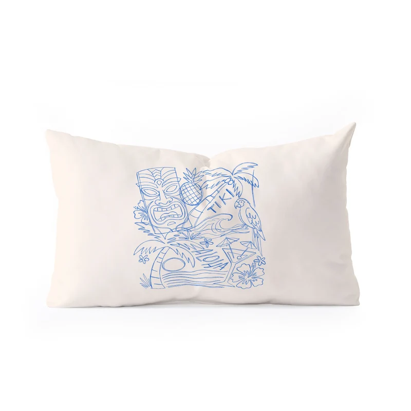 aloha tiki Rectangular Pillow