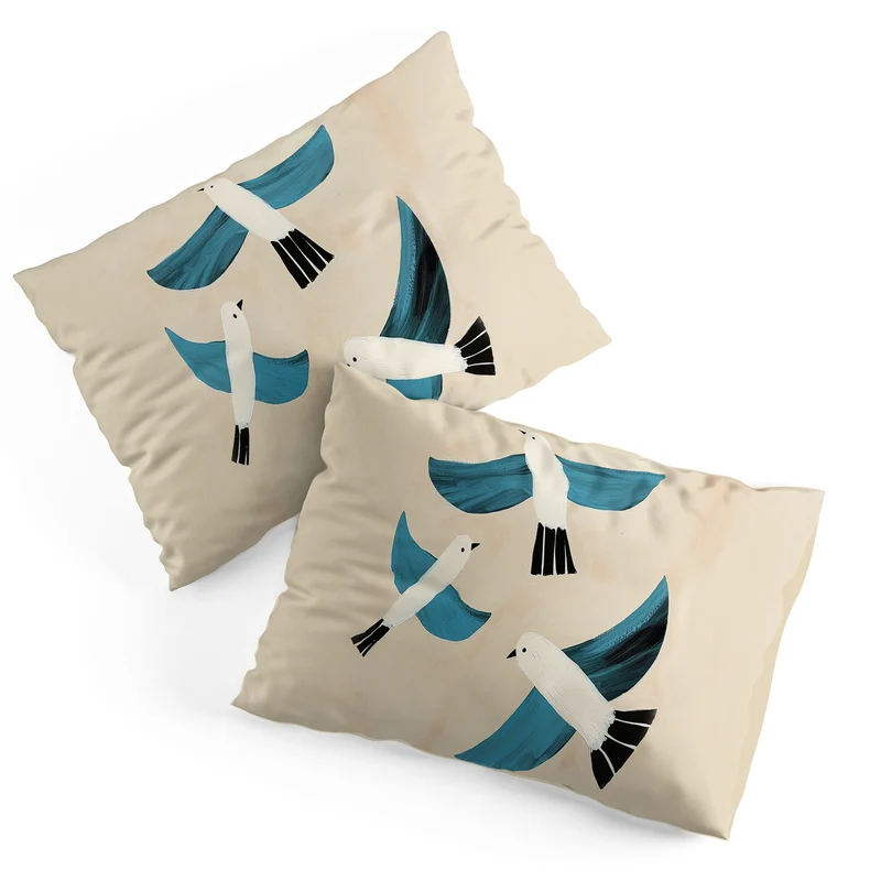Seabird Trio Pillow Sham