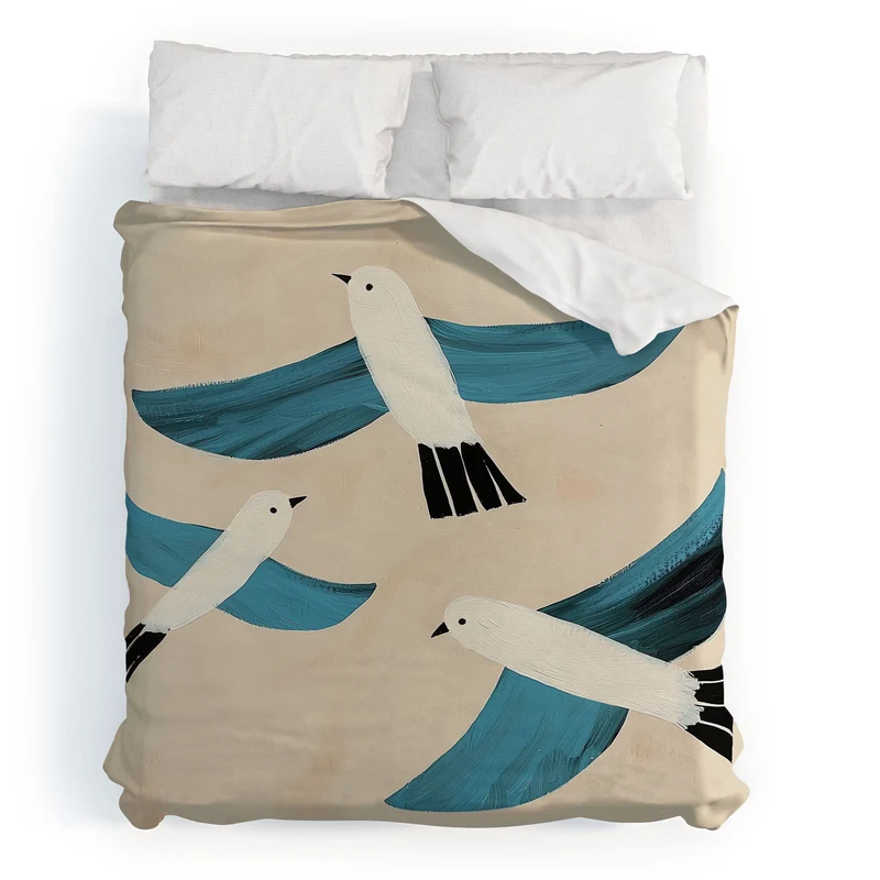 Seabird Trio Duvet Cover