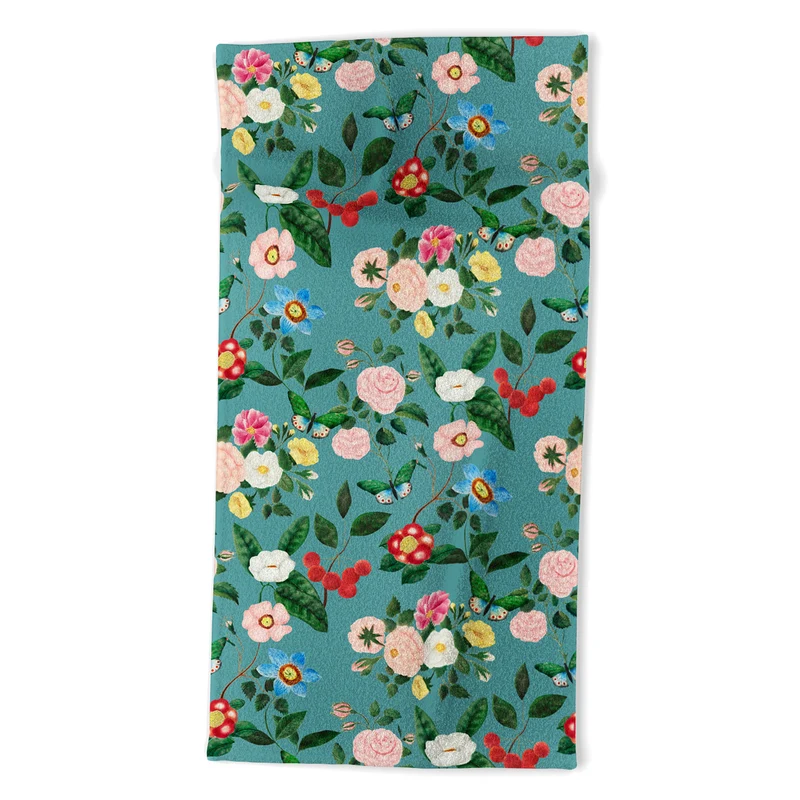 Early June Light Teal Bath Towel