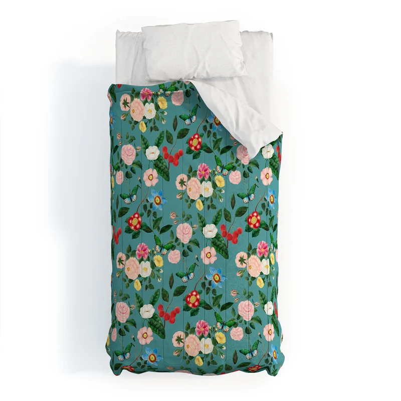 Early June Light Teal Comforter
