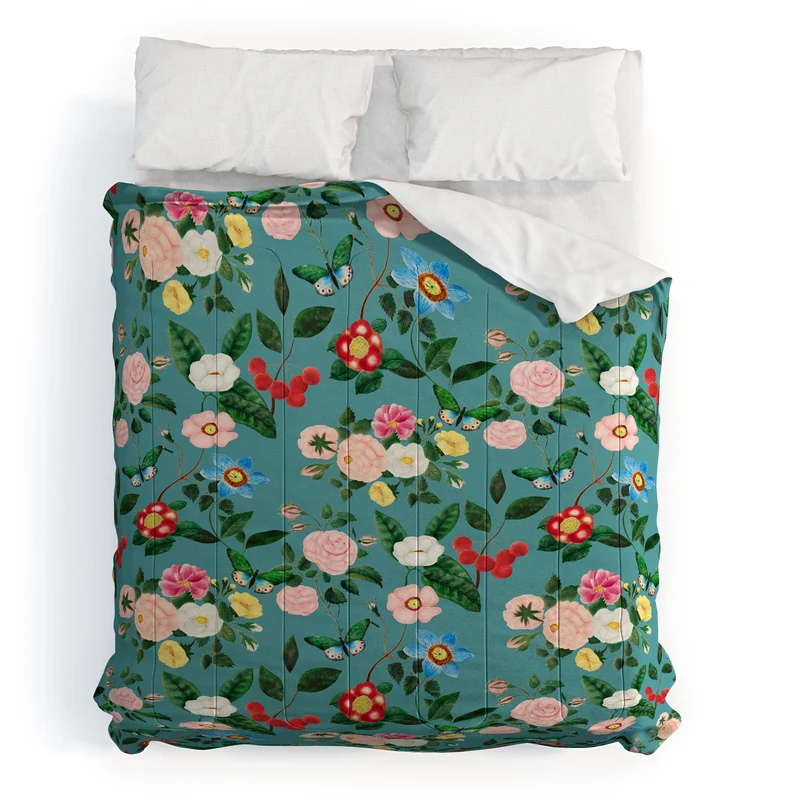 Early June Light Teal Comforter