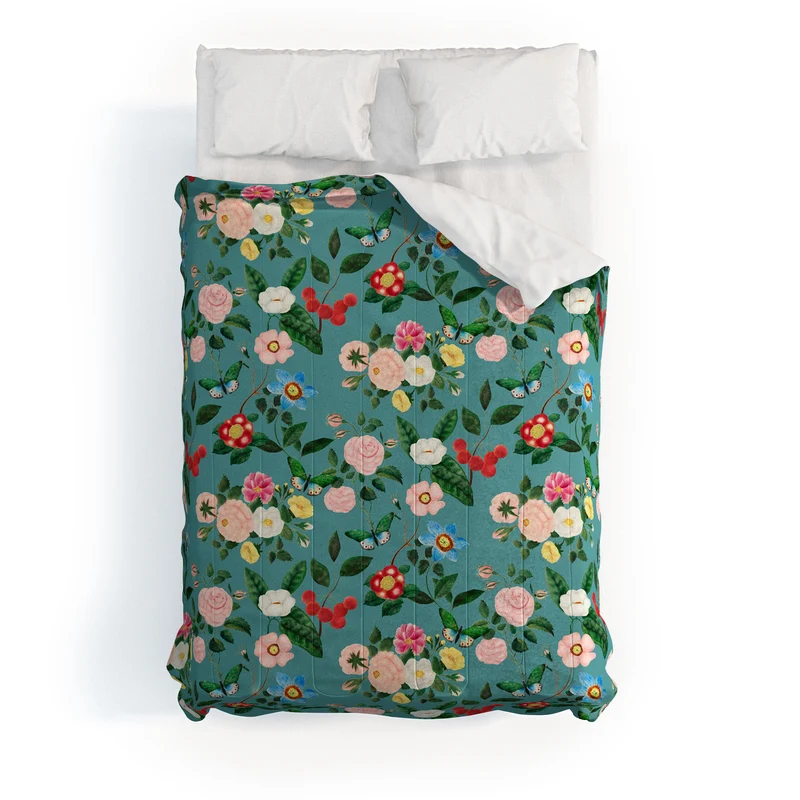 Early June Light Teal Comforter