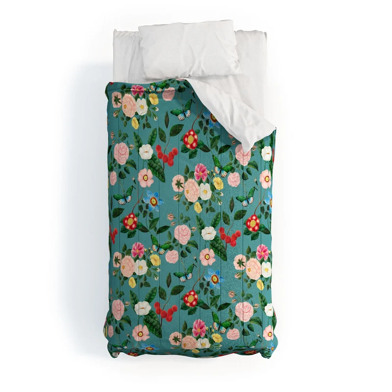 Early June Light Teal Comforter
