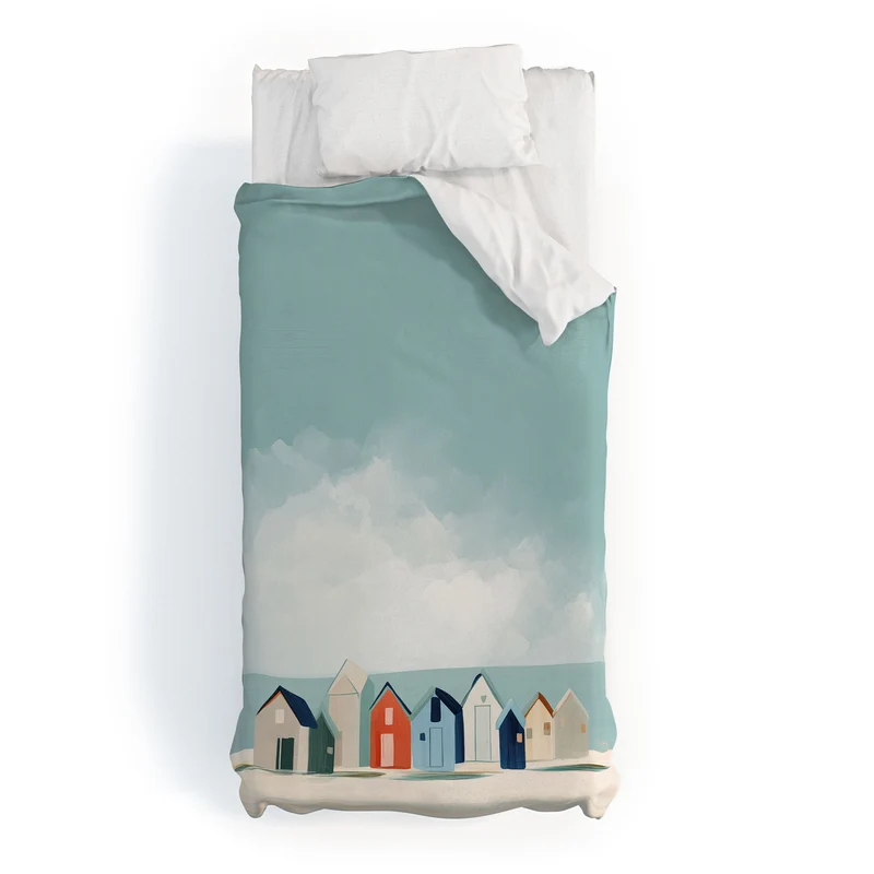 Beach Houses Duvet Cover