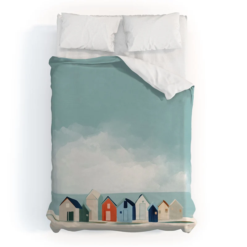 Beach Houses Duvet Cover