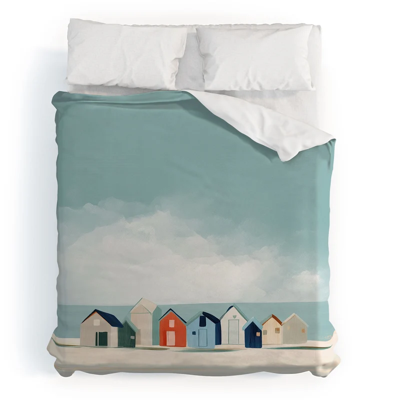 Beach Houses Duvet Cover