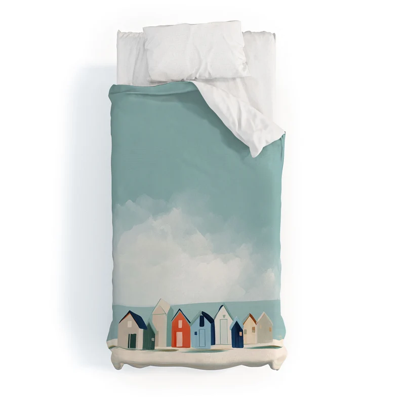 Beach Houses Duvet Cover