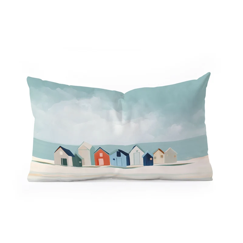 Beach Houses Rectangular Pillow