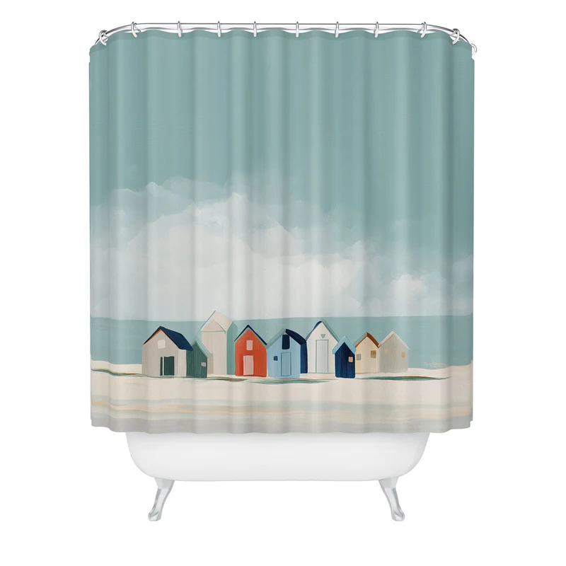 Beach Houses Shower Curtain