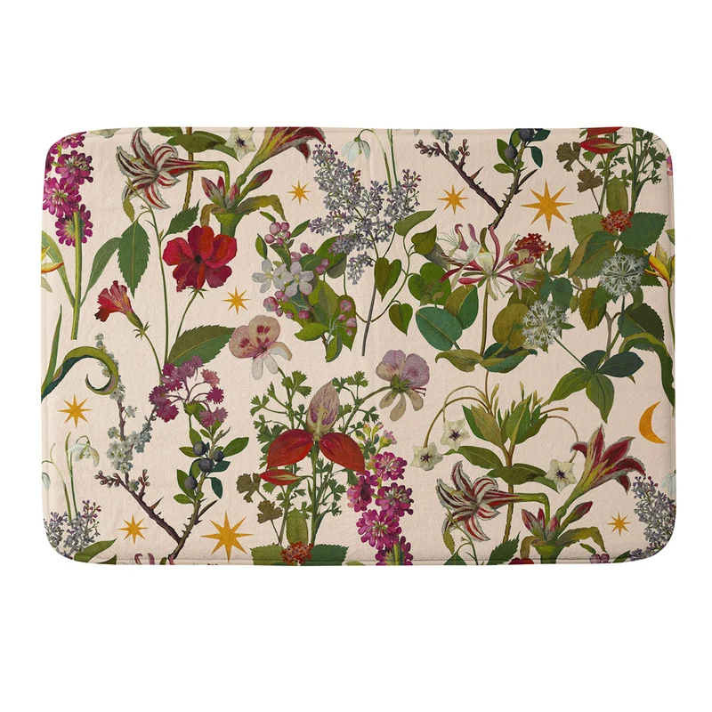 Amryllis Star Neutral Bath Mat