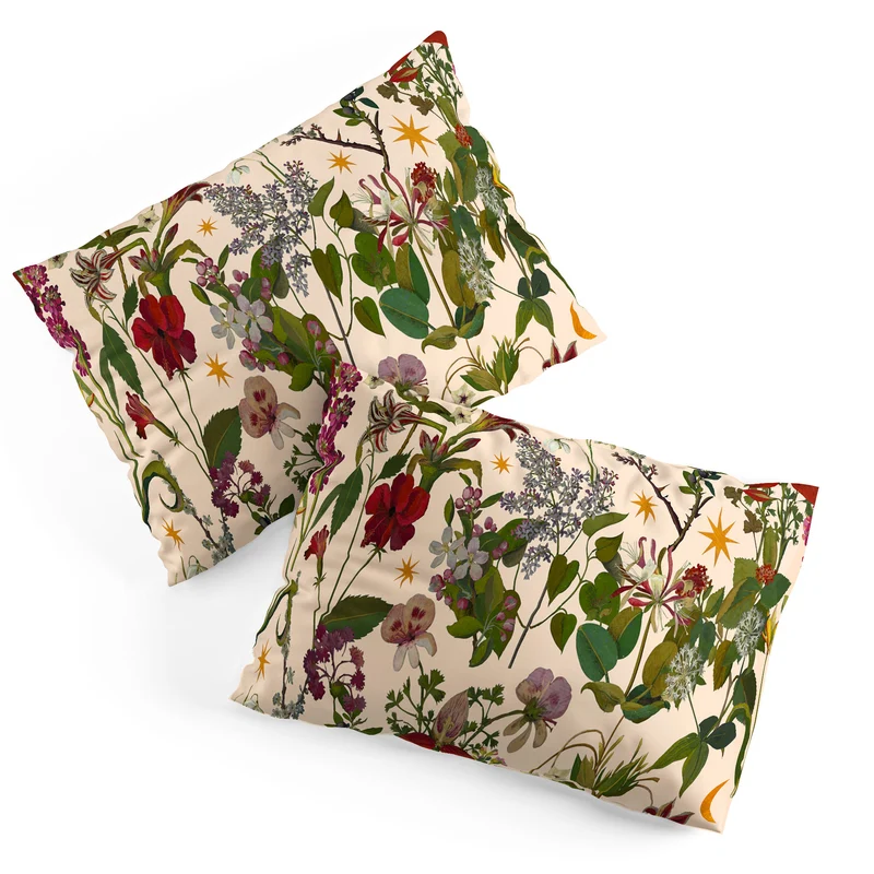 Amryllis Star Neutral Pillow Sham