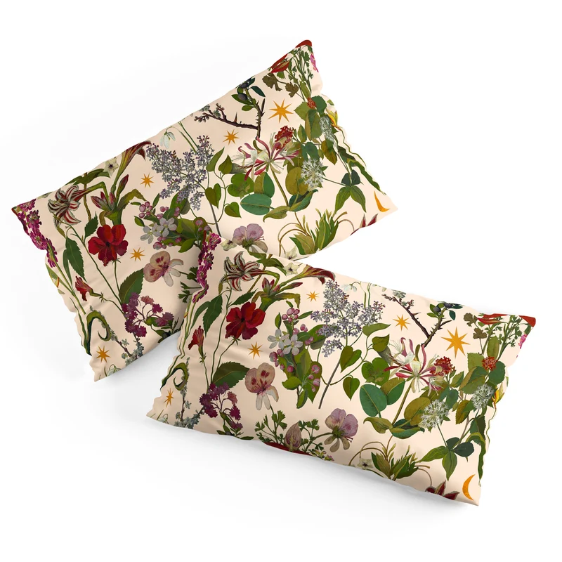 Amryllis Star Neutral Pillow Sham