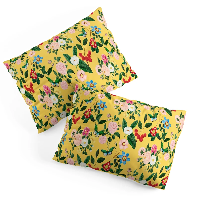 Early June Yellow Pillow Sham