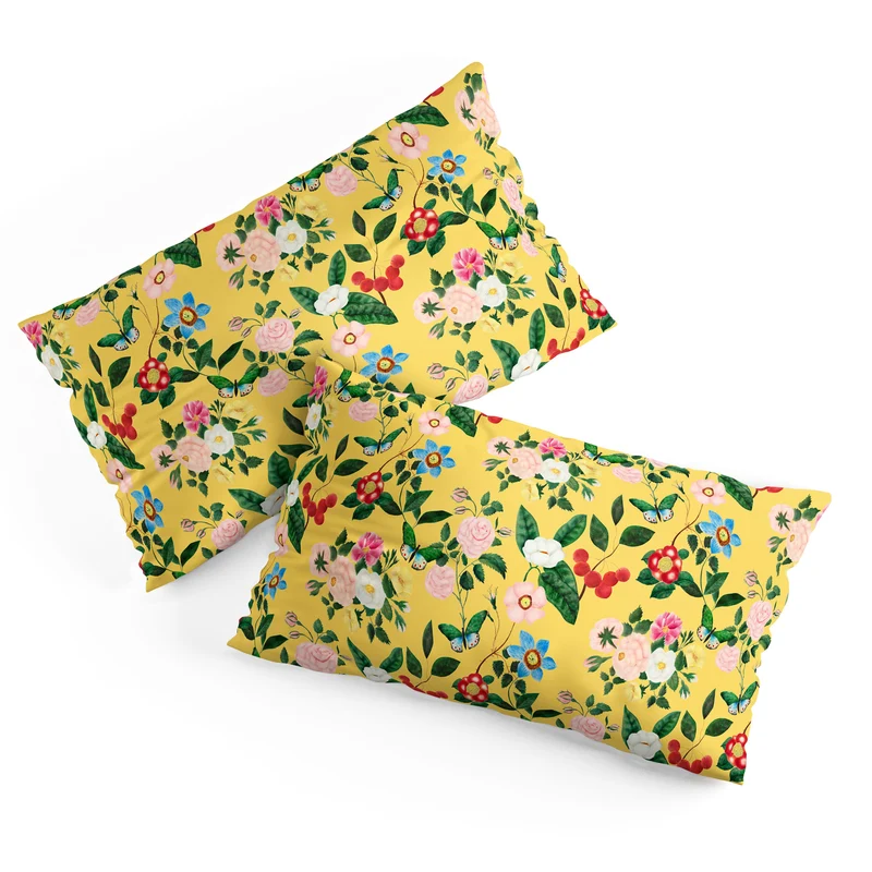 Early June Yellow Pillow Sham
