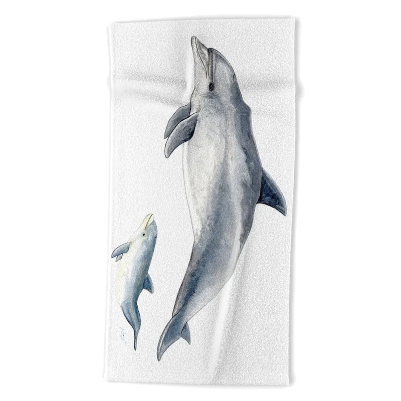 Bottlenose dolphin Tursiops truncatus Bath Towel