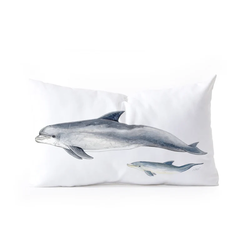 Bottlenose dolphin Tursiops truncatus Rectangular Pillow