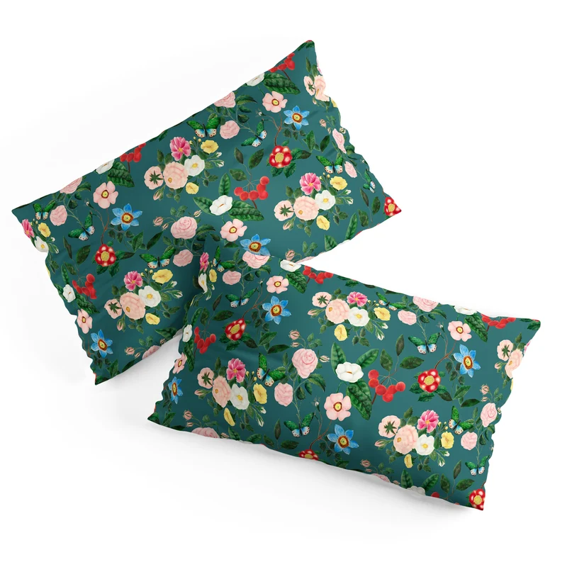 Early June Teal Pillow Sham