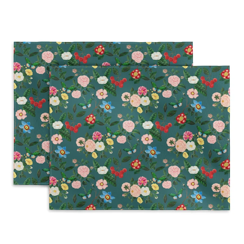 Early June Teal Placemat