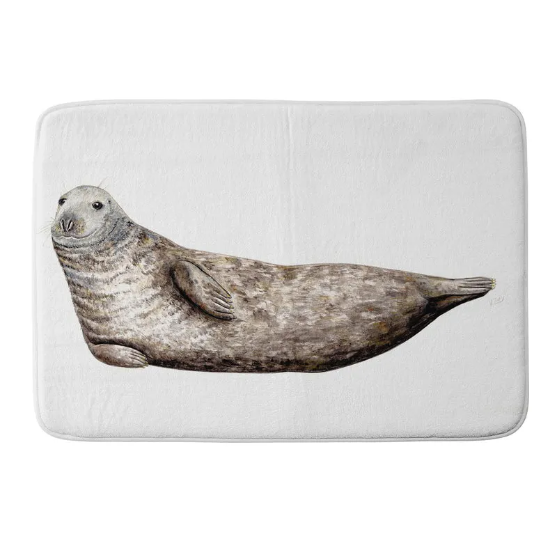 Grey seal Bath Mat