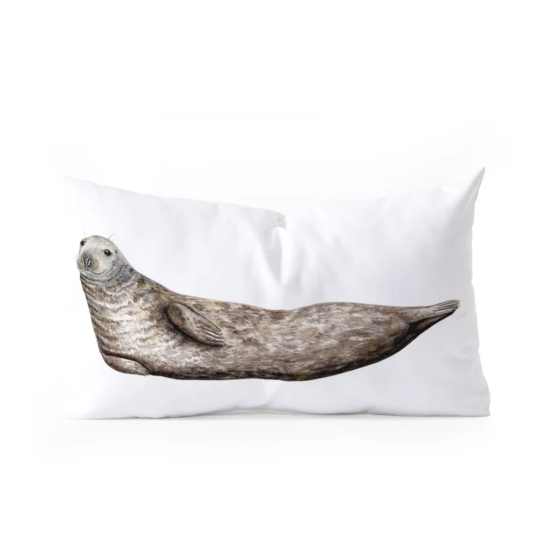 Grey seal Rectangular Pillow