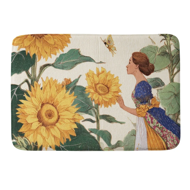 Sunflower Serenade Bath Mat