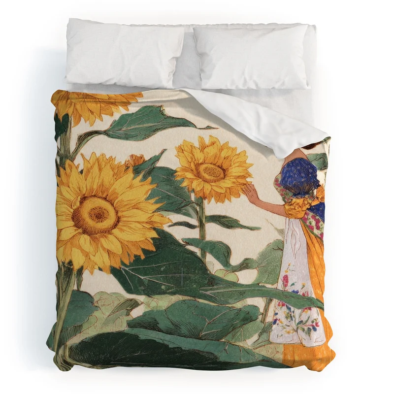 Sunflower Serenade Duvet Cover