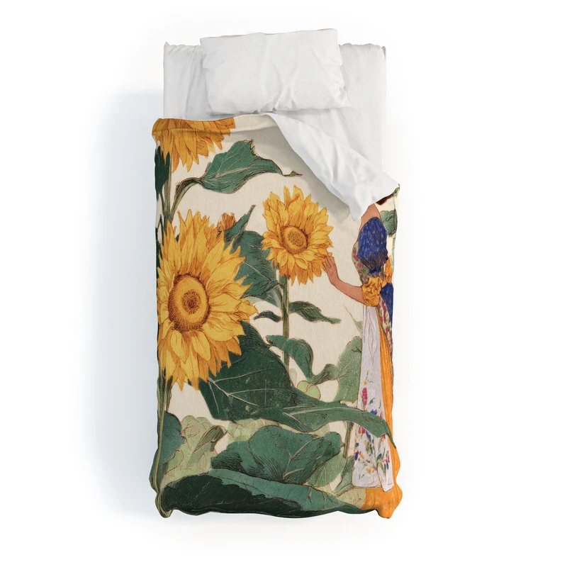 Sunflower Serenade Duvet Cover